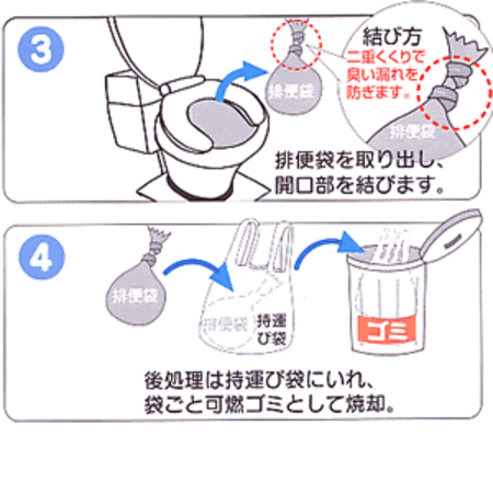 マイレットS-100 トイレセット(100回分) | 防災商品 帰宅困難者対策