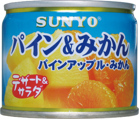 デザート缶 パイン&みかん 48缶/箱 保存期間3年 防災商品 帰宅困難者対策 非常持出袋 災害備蓄食料品の専門店｜災害備蓄万全安心館